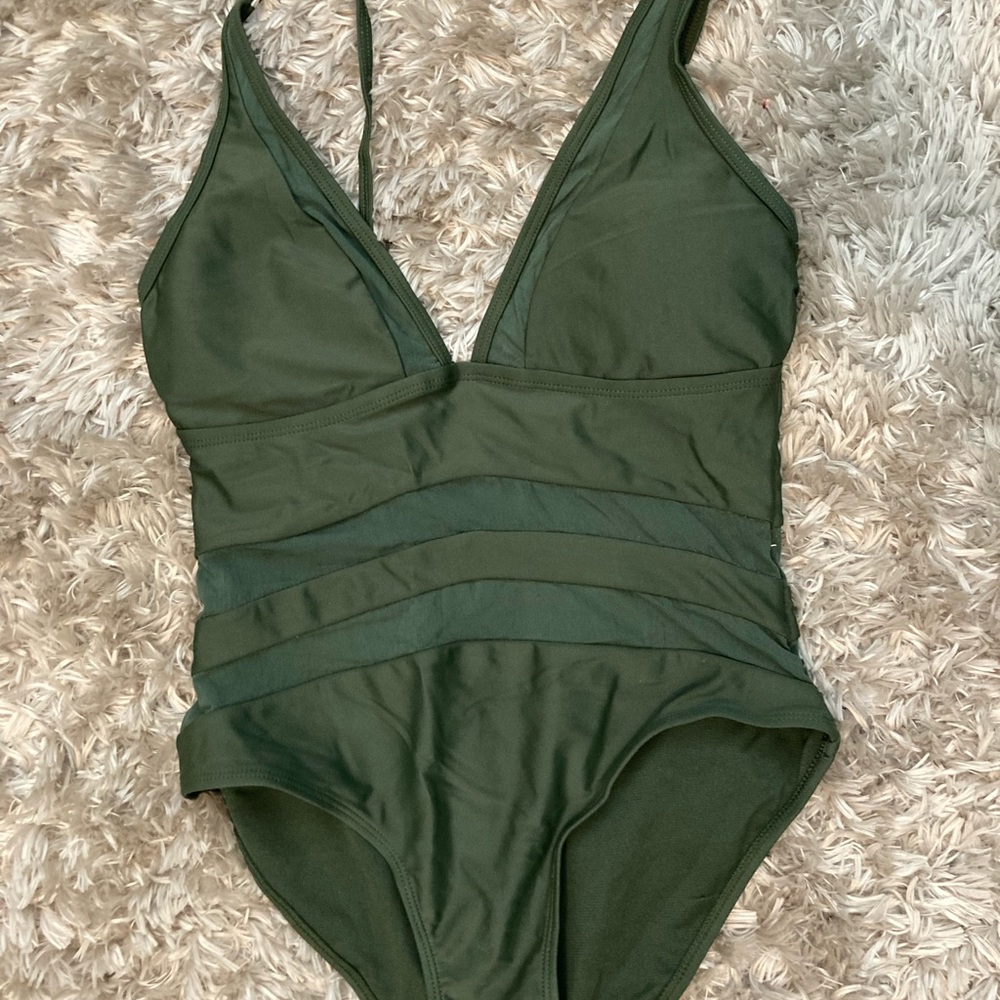 One piece bathing suit